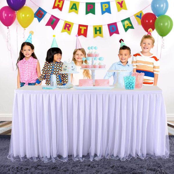 white wedding tulle tutu table skirt folds tablecloth banquet dinner tableware decoration birthday baby shower party
white wedding tulle tutu table skirt folds tablecloth banquet dinner tableware decoration birthday baby shower party