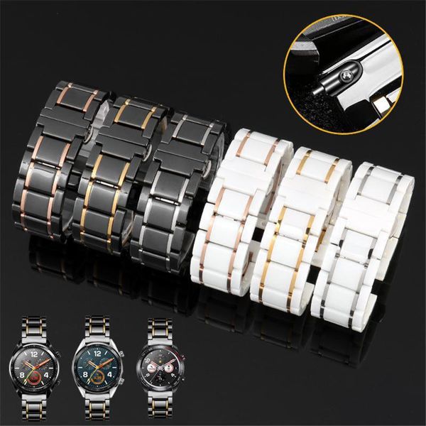 watch bands luxury designer ceramics watchbands for huawei gt 2 pro 2e 46mm honor magic noble straps men, Black;brown
watch bands luxury designer ceramics watchbands for huawei gt 2 pro 2e 46mm honor magic noble straps men, Black;brown