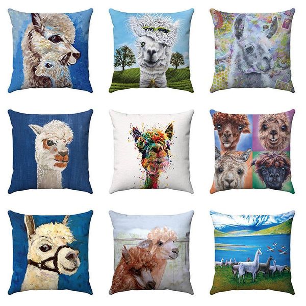 45*45cm watercolor alpaca design super soft throw cushion cover home decoration living room pillowcase cushion/decorative pillow
45*45cm watercolor alpaca design super soft throw cushion cover home decoration living room pillowcase cushion/decorative pillow
