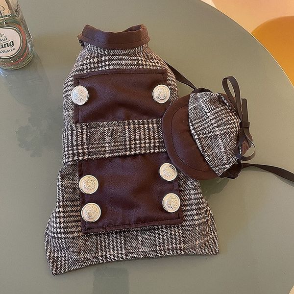 handmade dog apparel trench coat pet jacket double-breasted suit cool handsome detective style costume winter autumn holiday party walk
handmade dog apparel trench coat pet jacket double-breasted suit cool handsome detective style costume winter autumn holiday party walk