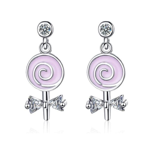 dangle & chandelier girls' lovely pink swirly lollipop drop earring bowknot zirconia stone tiny stud cute piercing jewelry for women, Silver
dangle & chandelier girls' lovely pink swirly lollipop drop earring bowknot zirconia stone tiny stud cute piercing jewelry for women, Silver