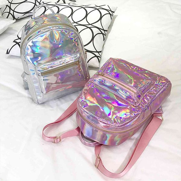silver gold pink laser backpack women girls bag leather holographic school bags for teenage
silver gold pink laser backpack women girls bag leather holographic school bags for teenage
