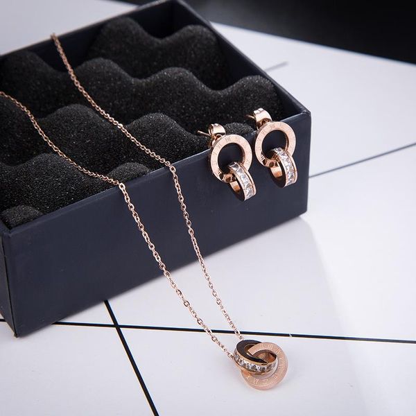 pendant necklaces luxury elegant crystal choker fashion roman digital stainless steel gold silver color for women jewelry
pendant necklaces luxury elegant crystal choker fashion roman digital stainless steel gold silver color for women jewelry