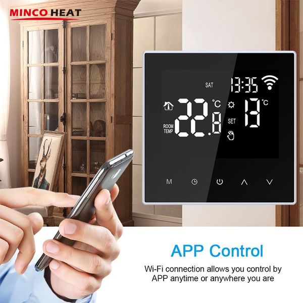 smart home control tuya app remote wifi room intelligent thermostat voice temperature controller alexa 110v - 240v
smart home control tuya app remote wifi room intelligent thermostat voice temperature controller alexa 110v - 240v