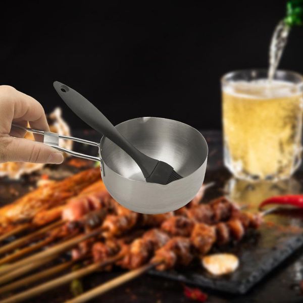 bowls stainless steel long handle barbecue seasoning bowl outdoor camping shop bbq sauce home grill pan
bowls stainless steel long handle barbecue seasoning bowl outdoor camping shop bbq sauce home grill pan