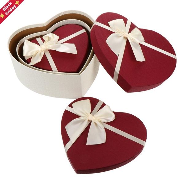 3pcs heart shaped present boxes bow-knot gift case fashionable box valentine's day decoration wrap
3pcs heart shaped present boxes bow-knot gift case fashionable box valentine's day decoration wrap