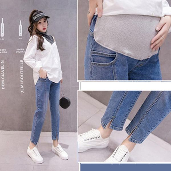denim maternity long for pregnant women clothing pregnancy cotton clothes bely ripped jeans pants gravida trouse 2021 bottoms, White
denim maternity long for pregnant women clothing pregnancy cotton clothes bely ripped jeans pants gravida trouse 2021 bottoms, White