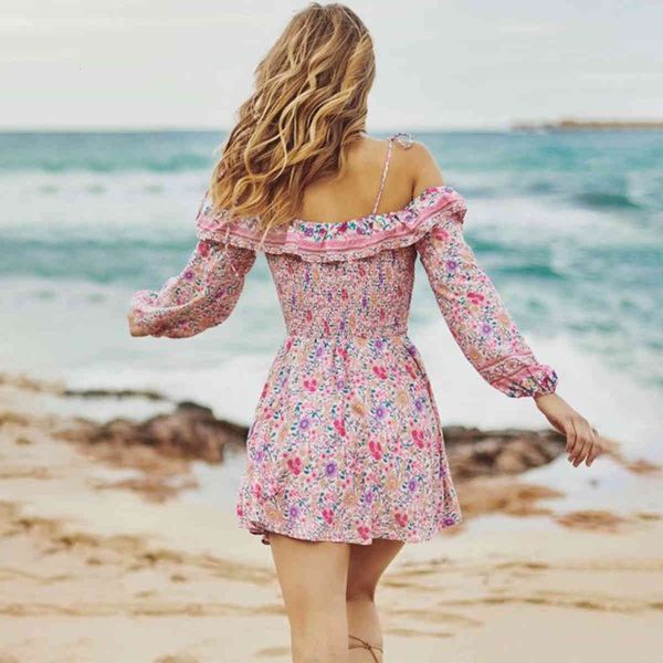 casual dresses off shoulder print floral summer boho mini backless ruffle beach wear short dress women vestidos 6092, Black;gray
casual dresses off shoulder print floral summer boho mini backless ruffle beach wear short dress women vestidos 6092, Black;gray