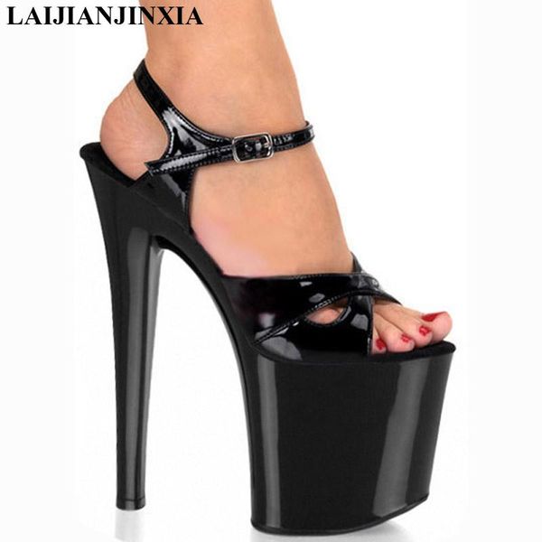 classic black plus size 20cm super high heel shoes platform sandals 8 inch pole dancing clubbing heels
classic black plus size 20cm super high heel shoes platform sandals 8 inch pole dancing clubbing heels