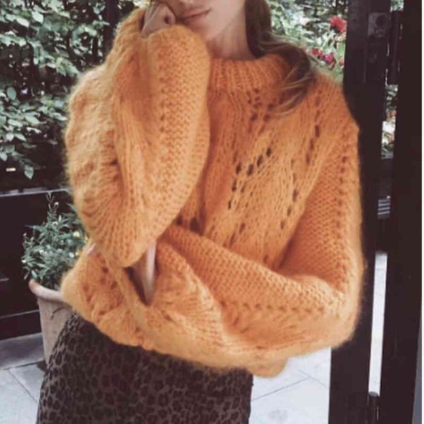 fashion jumpers knitted retro crochet flower cutout sweater autumn and winter women's knit lantern sleeve o neck shirt women 210514, White;black
fashion jumpers knitted retro crochet flower cutout sweater autumn and winter women's knit lantern sleeve o neck shirt women 210514, White;black