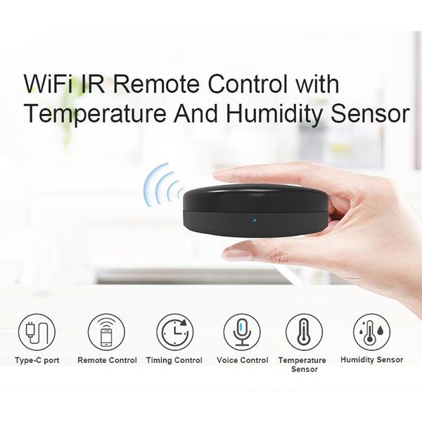 smart universal remote control wifi infrared with temperature and humdity sensor controlers
smart universal remote control wifi infrared with temperature and humdity sensor controlers
