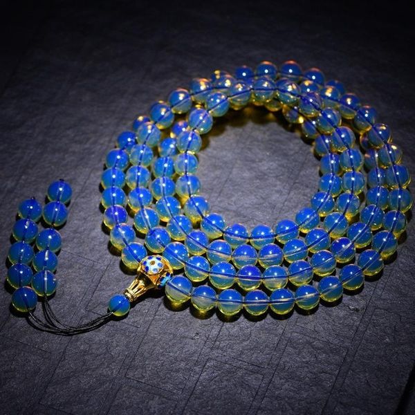 beaded, strands natural amber bracelet domi water purification blue pearl 108 beads stone bracelets for men and women, Black
beaded, strands natural amber bracelet domi water purification blue pearl 108 beads stone bracelets for men and women, Black