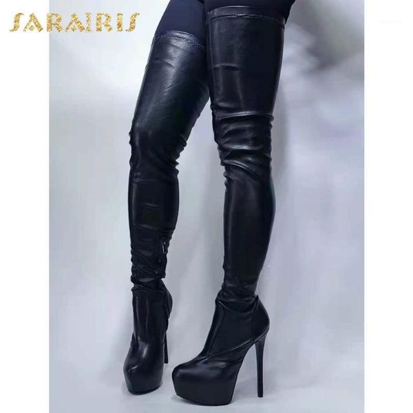 boots sarairis 2021 fashion big size 47 great quality zipper over the knee woman shoes platform thin high heel ladies boot, Black
boots sarairis 2021 fashion big size 47 great quality zipper over the knee woman shoes platform thin high heel ladies boot, Black