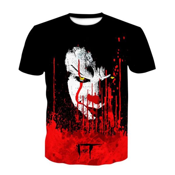 men's t-shirts movie clown fashion 3d shirts horror summer casual o-neck short-sleeved boys clothing street, White;black
men's t-shirts movie clown fashion 3d shirts horror summer casual o-neck short-sleeved boys clothing street, White;black