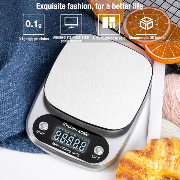 5kg/10kg kitchen scale digital lcd electronic scales 1g/0.1g for food balance measuring weight libra postal
5kg/10kg kitchen scale digital lcd electronic scales 1g/0.1g for food balance measuring weight libra postal