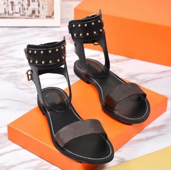 ladies beach roman sandals designers luxurys sandals women summer flats high boots slippers women casual flats shoes with box 35-42, Black
ladies beach roman sandals designers luxurys sandals women summer flats high boots slippers women casual flats shoes with box 35-42, Black