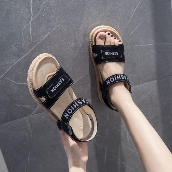 trends sandals summer flat british wind embroidery thick-soled casual roman fragrance designer shoes star 5.0, Black
trends sandals summer flat british wind embroidery thick-soled casual roman fragrance designer shoes star 5.0, Black