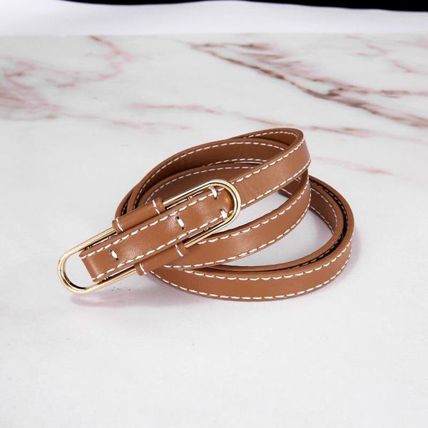 luxury metal buckle thin belt for women classic wild minimalist waist waistband cummerbund apparel accessories belts, Black;brown
luxury metal buckle thin belt for women classic wild minimalist waist waistband cummerbund apparel accessories belts, Black;brown