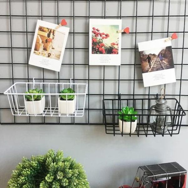 storage baskets metal decorative basket diy iron grid flower pot hanging shelf wall art mounted frame mesh display rack home decoration
storage baskets metal decorative basket diy iron grid flower pot hanging shelf wall art mounted frame mesh display rack home decoration