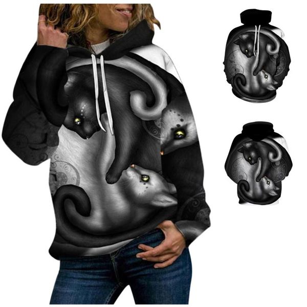 cat pattern 3d digital printed hoodies women's sweatshirts comfortable warm sweatshirts oversized hoodie hooded winter 2021, Black
cat pattern 3d digital printed hoodies women's sweatshirts comfortable warm sweatshirts oversized hoodie hooded winter 2021, Black