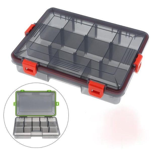 portable activity compartments safety lock fishing tackle box for hook swivel ring lures accessories storage
portable activity compartments safety lock fishing tackle box for hook swivel ring lures accessories storage