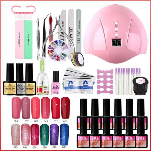 nail polish set 36w uv lamp dryer with 18/27/33pcs gel manicure kit varnish learner art design1
nail polish set 36w uv lamp dryer with 18/27/33pcs gel manicure kit varnish learner art design1