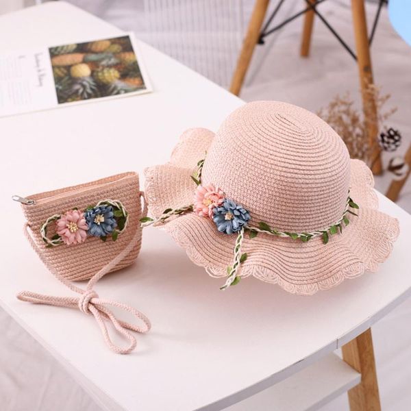 wide brim hats 2-8 age straw and bag for kids tourism children sun hat with flower visor protection caps fashion summer cap girl, Blue;gray
wide brim hats 2-8 age straw and bag for kids tourism children sun hat with flower visor protection caps fashion summer cap girl, Blue;gray