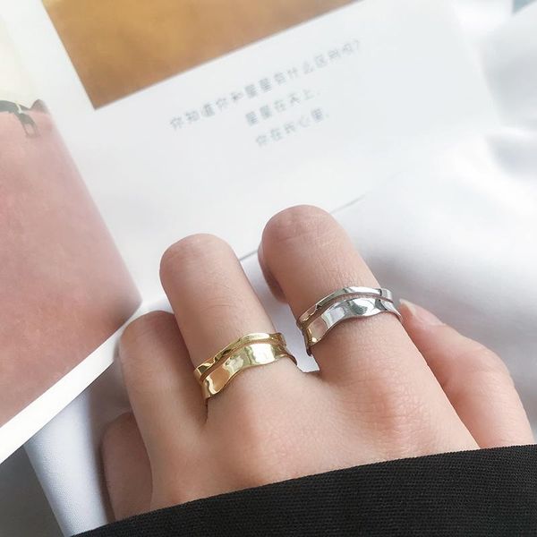 cluster rings silvology 925 sterling silver irregular wave curve glossy elegant chic double layer open for women party jewelry, Golden;silver
cluster rings silvology 925 sterling silver irregular wave curve glossy elegant chic double layer open for women party jewelry, Golden;silver