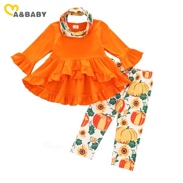 1-6y toddler kid girls halloween clothes set ruffles tunic t shirt pumpkin print pants outfit autumn 210515, White
1-6y toddler kid girls halloween clothes set ruffles tunic t shirt pumpkin print pants outfit autumn 210515, White