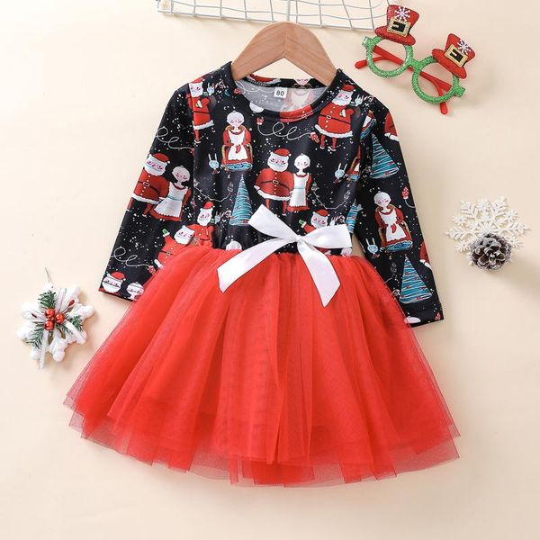 girl's dresses children's christma clothing dress toddler baby kids girls santa claus print patchwork tulle princess clothes birth, Red;yellow
girl's dresses children's christma clothing dress toddler baby kids girls santa claus print patchwork tulle princess clothes birth, Red;yellow