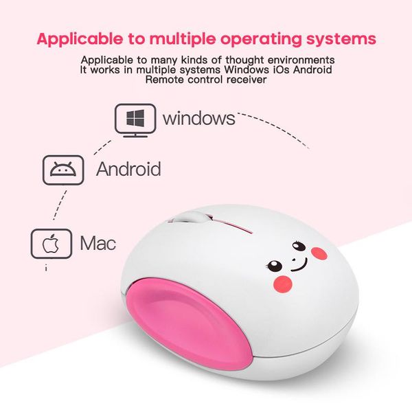 mice mini 2.4g wireless ergonomic mouse cute smiling office rechargeable 1600 dpi silent for girl gift pc tablet computer
mice mini 2.4g wireless ergonomic mouse cute smiling office rechargeable 1600 dpi silent for girl gift pc tablet computer