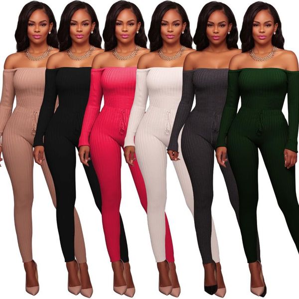 women's jumpsuits & rompers jumpsuit women one-piece suit bandage tracksuit spring lace up slash neck solid sweatshirt slim bodycon wor, Black;white
women's jumpsuits & rompers jumpsuit women one-piece suit bandage tracksuit spring lace up slash neck solid sweatshirt slim bodycon wor, Black;white