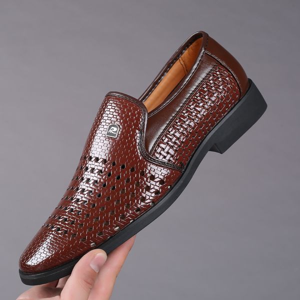 2022 spring autumn hollow soft bottom cool mens dress shoes light formal pointed toe flats shoes breathable leather shoes men, Black
2022 spring autumn hollow soft bottom cool mens dress shoes light formal pointed toe flats shoes breathable leather shoes men, Black
