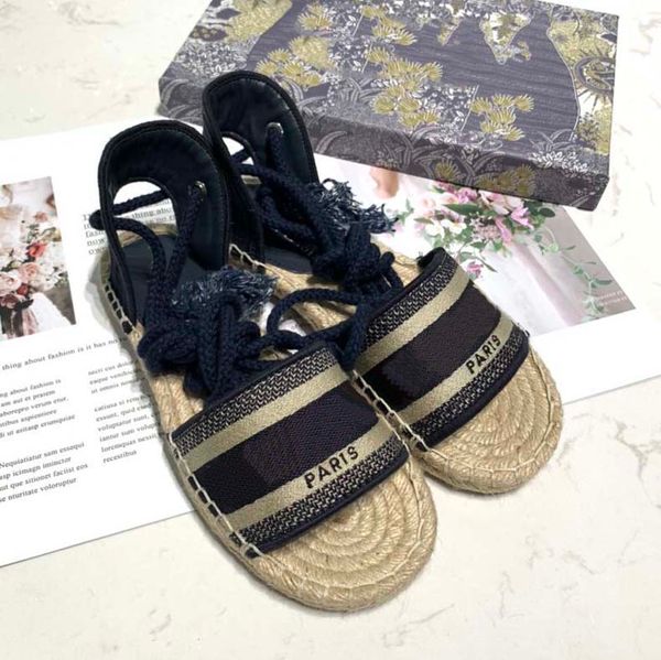 women luxurys designer shoes espadrilles summer designers ladies flat beach half slippers fashion woman loafers fisherman canvas shoe with b, Black
women luxurys designer shoes espadrilles summer designers ladies flat beach half slippers fashion woman loafers fisherman canvas shoe with b, Black