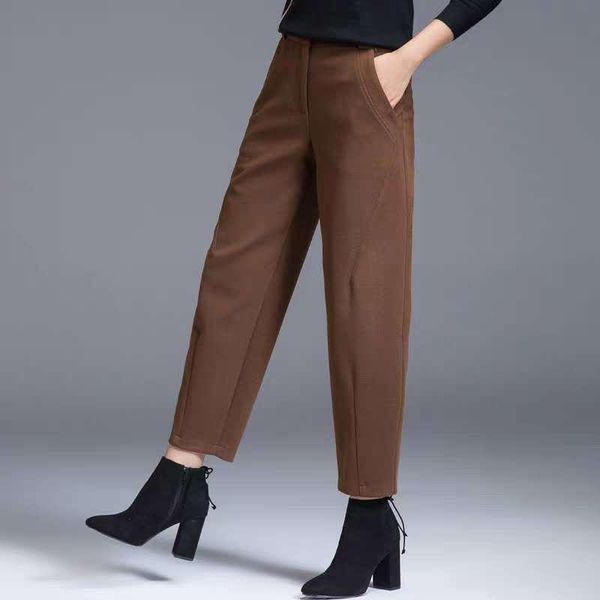 women autumn winter casual fashion woolen pant lady slim high waist harem pants female solid elegant plus size trousers h50 women's & c, Black;white
women autumn winter casual fashion woolen pant lady slim high waist harem pants female solid elegant plus size trousers h50 women's & c, Black;white