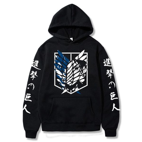 men's hoodies & sweatshirts attack on titan men autumn casual pullover sweats hoodie fashion japan anime hip hop sweatshirt clothes, Black
men's hoodies & sweatshirts attack on titan men autumn casual pullover sweats hoodie fashion japan anime hip hop sweatshirt clothes, Black