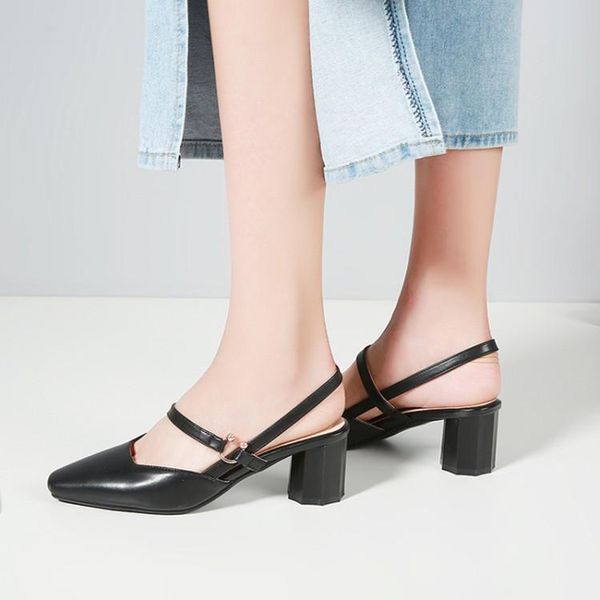 dress shoes pxelena design round high heels slingbacks sandals women 2021 summer est square toe party date big size, Black
dress shoes pxelena design round high heels slingbacks sandals women 2021 summer est square toe party date big size, Black