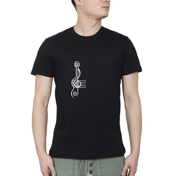 men's t-shirts cool guitar clef music motif streetwear o neck t-shirt summer casual, White;black
men's t-shirts cool guitar clef music motif streetwear o neck t-shirt summer casual, White;black
