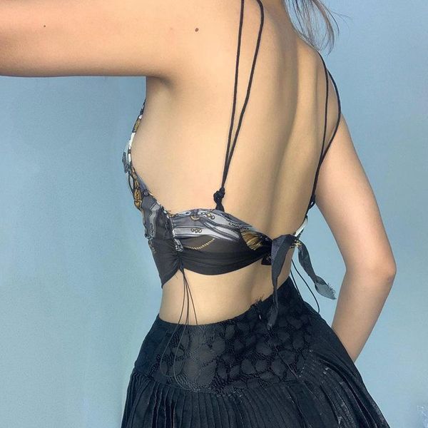 women's tanks & camis 2021 camisole women sleeveless backless crop spaghetti strap print drawstring summer tank fashion casual2021, White
women's tanks & camis 2021 camisole women sleeveless backless crop spaghetti strap print drawstring summer tank fashion casual2021, White