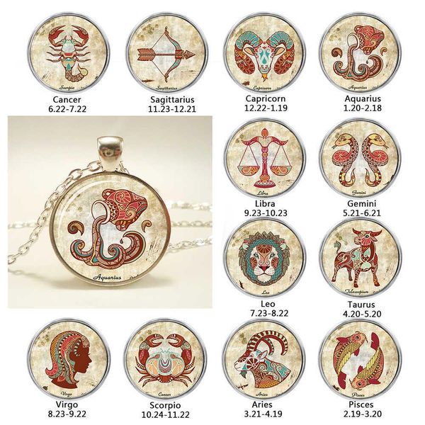 zodiac pendant necklace handcrafted art glass cabochon jewelry accessories silver long chain constellation necklace women gift
zodiac pendant necklace handcrafted art glass cabochon jewelry accessories silver long chain constellation necklace women gift
