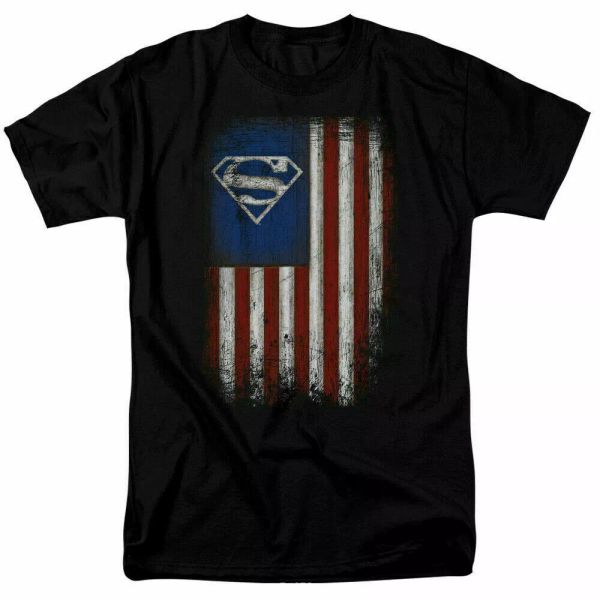 Superman Old Glory American Flag T Shirt Licensed Comic Book Movie Tee Black, White;black
Superman Old Glory American Flag T Shirt Licensed Comic Book Movie Tee Black, White;black