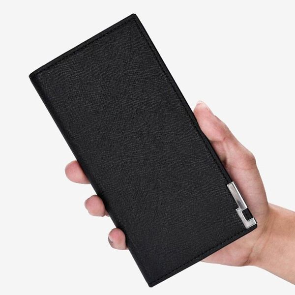 wallets classic men luxury leather wallet id card holder purse checkbook long clutch bifold coin bag fashion, Red;black
wallets classic men luxury leather wallet id card holder purse checkbook long clutch bifold coin bag fashion, Red;black