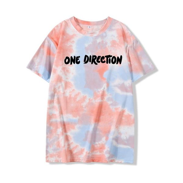 women's t-shirt one direction print letter pattern tie-dye women summer harajuku college student korean casual all-match female, White
women's t-shirt one direction print letter pattern tie-dye women summer harajuku college student korean casual all-match female, White