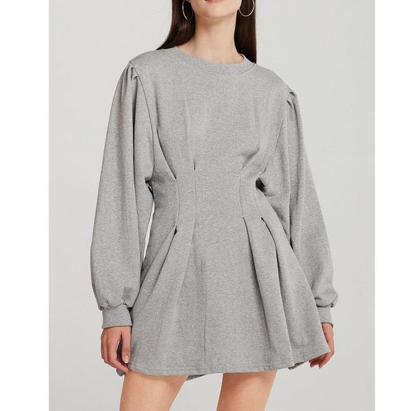 casual dresses gray knitted dress women 2021 autumn winter o-neck lantern sleeve mini a-line slim female vestidos, Black;gray
casual dresses gray knitted dress women 2021 autumn winter o-neck lantern sleeve mini a-line slim female vestidos, Black;gray