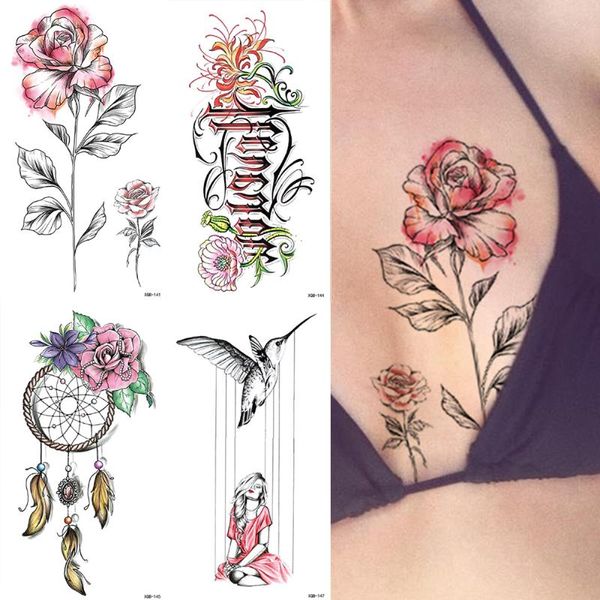 temporary tattoos waterproof tattoo sticker line rose flowers flash dreamcatcher bird lotus body art arm fake sleeve tatoo women
temporary tattoos waterproof tattoo sticker line rose flowers flash dreamcatcher bird lotus body art arm fake sleeve tatoo women
