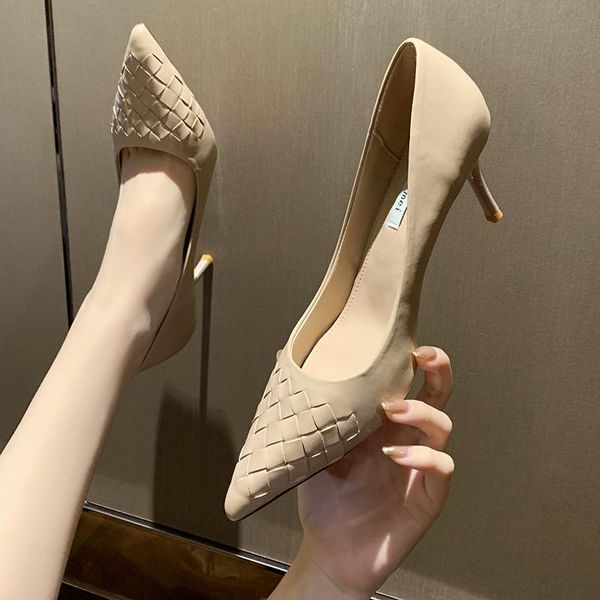 dress shoes women 2021 fashionable joker weaving fine with the summer light mouth fairy temperament wind single, Black
dress shoes women 2021 fashionable joker weaving fine with the summer light mouth fairy temperament wind single, Black