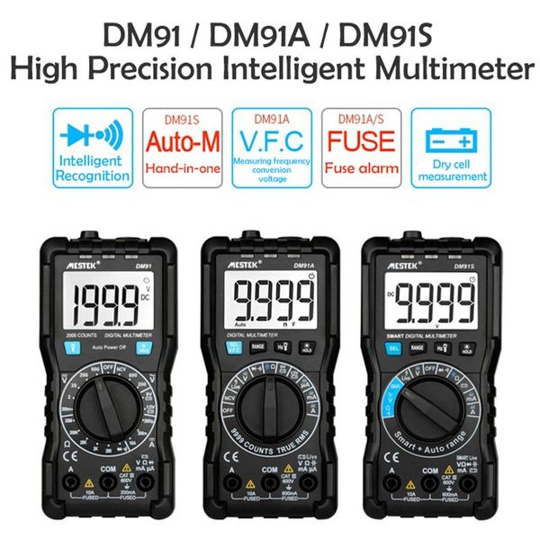 multimeters dm91 digital multimeter 6000 counts auto ranging ac/dc voltage meter back light large screen multitester
multimeters dm91 digital multimeter 6000 counts auto ranging ac/dc voltage meter back light large screen multitester