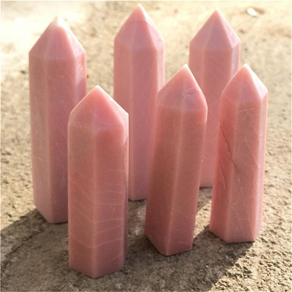 decorative objects & figurines natural crystal healing stones pink opal point wand tower stone for feng shui
decorative objects & figurines natural crystal healing stones pink opal point wand tower stone for feng shui