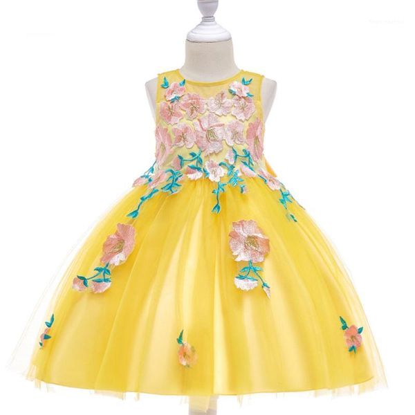 girl's dresses girl casual solid embroidery flowers mesh kids dress sashes o-neck sleeveless ball gown girls 4 6 8 10 12 y1, Red;yellow
girl's dresses girl casual solid embroidery flowers mesh kids dress sashes o-neck sleeveless ball gown girls 4 6 8 10 12 y1, Red;yellow