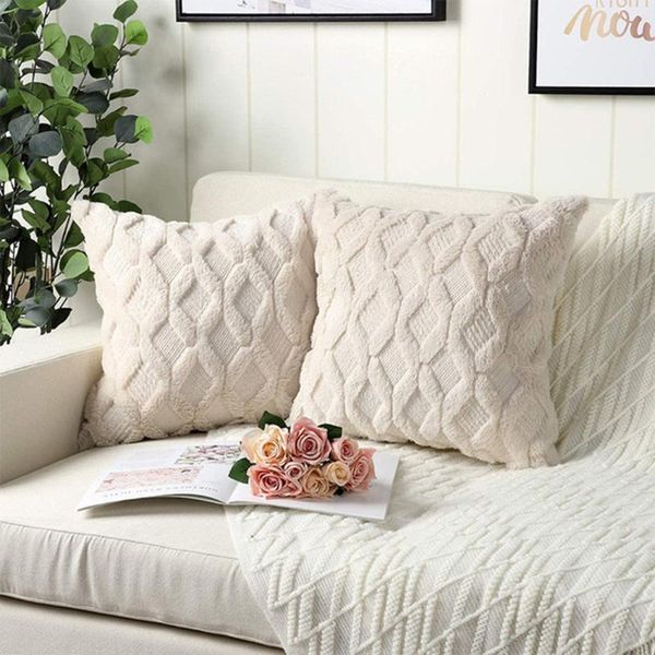 pillow case 50*50cm 3d rhombus plush cover geometric decorative throw soft cozy sofa cushion faux fur home decor
pillow case 50*50cm 3d rhombus plush cover geometric decorative throw soft cozy sofa cushion faux fur home decor